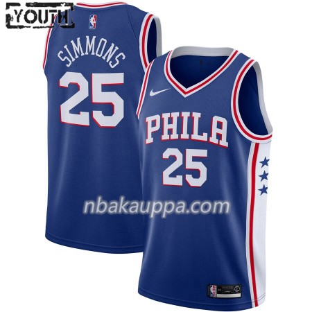 Philadelphia 76ers Ben Simmons 25 Nike 2019-2020 Icon Edition Pelipaidat Swingman - Lasten